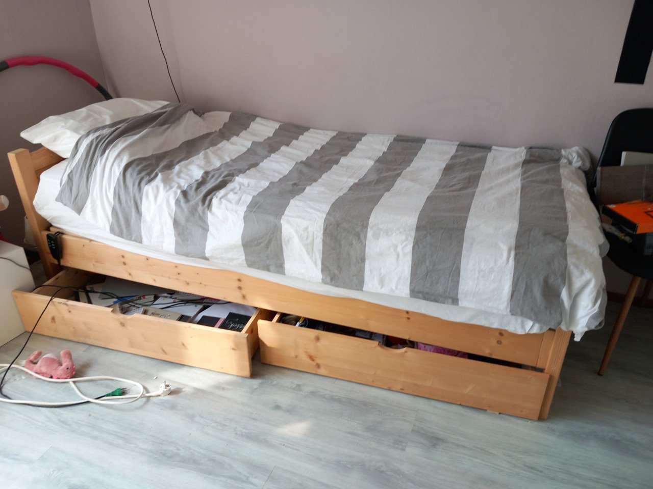 1 persoon bed met verstelbare lattenbodem