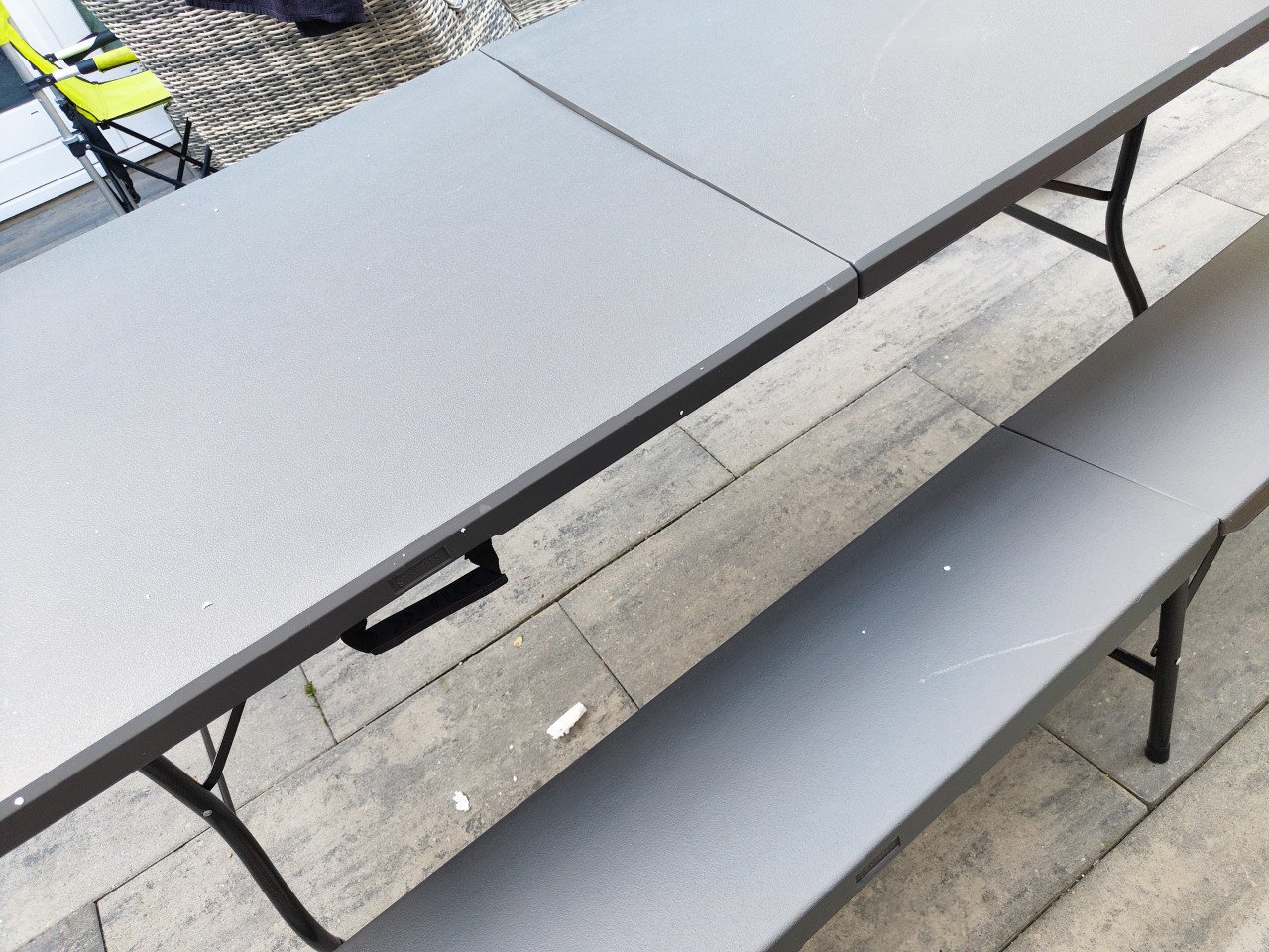 Bier/ tuin tafel met banken opklapbaar
