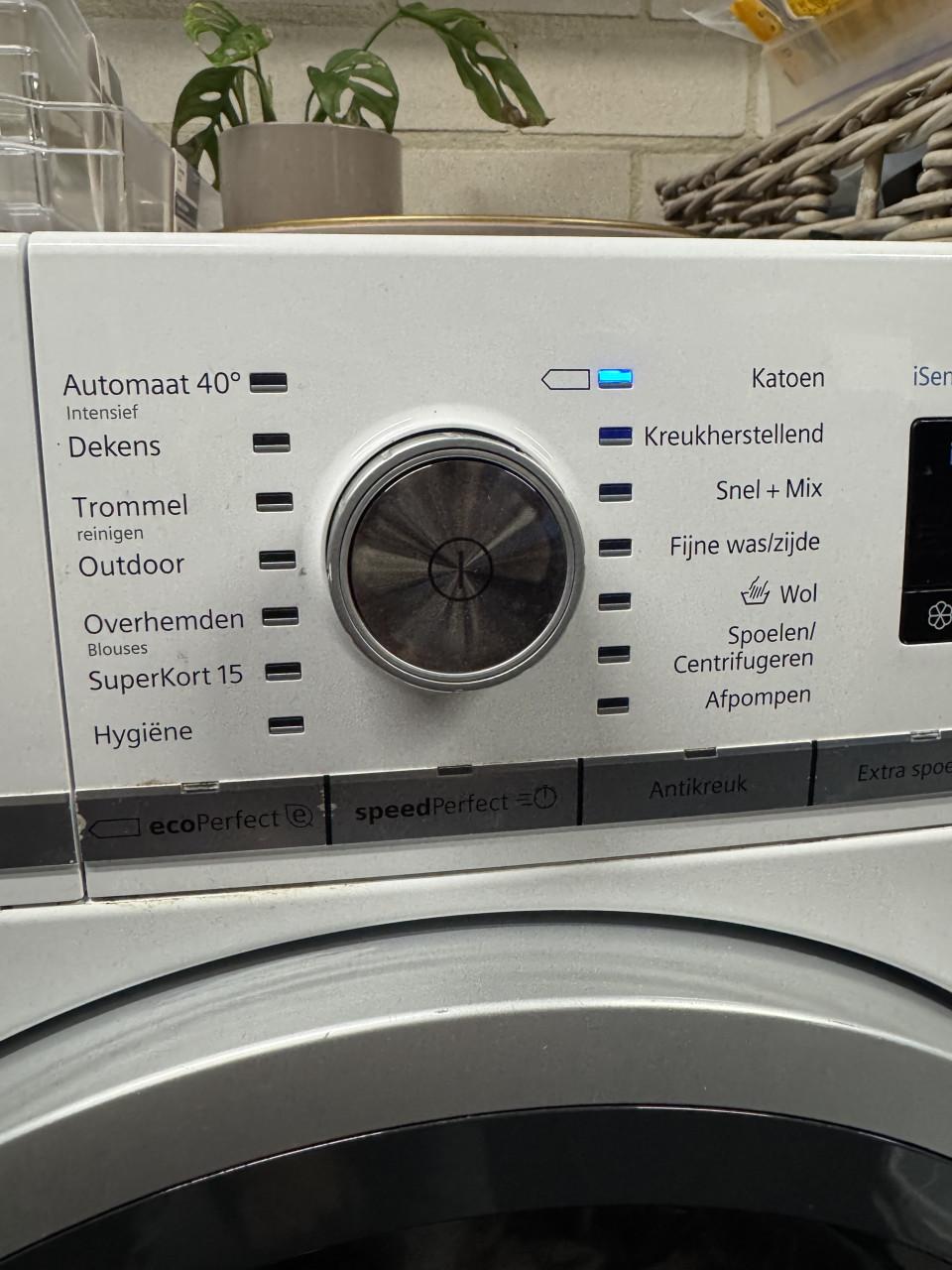 Siemens wasmachine IQ 700 9 kg voorlader