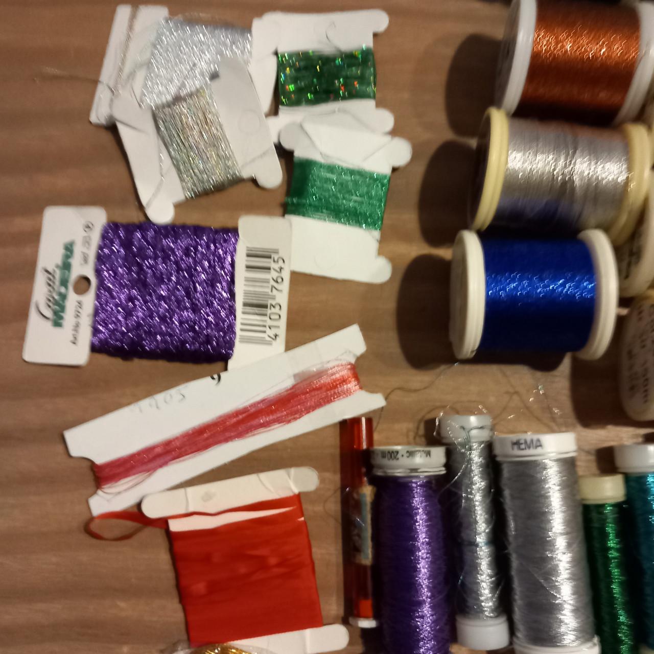 33 klossen borduurgaren voor kaartjes maken