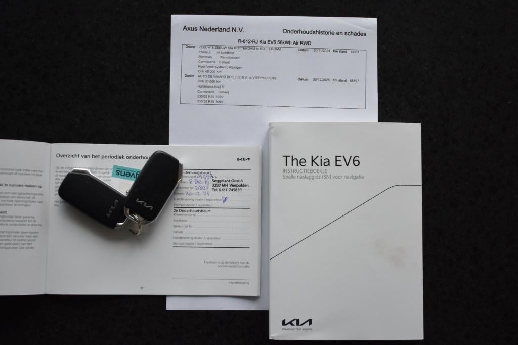 Kia Ev6 air 58 kwh soh 100% | nap | stoelverwarming | stuurverwarming | ada