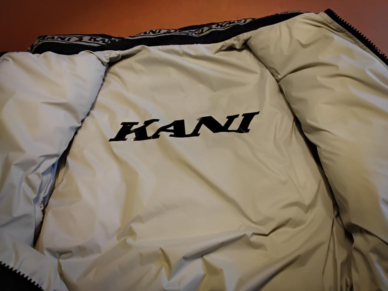 Karl Kani puffer winterjas zwart/grijs