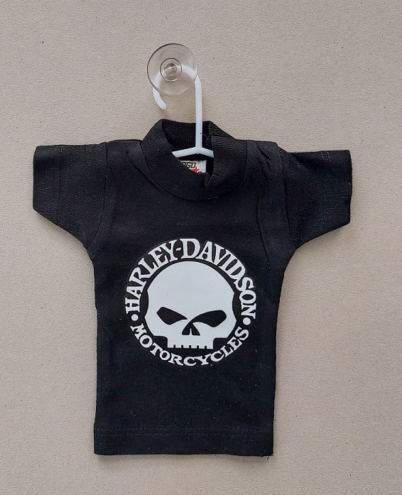 Harley Davidson Mini T'shirtjes Voor in de Auto  NIEUW
