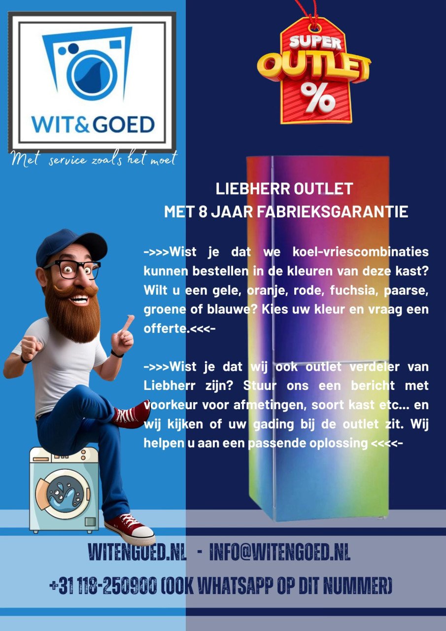 LIEBHERR Koel-vriescombi, 8 jaar garantie