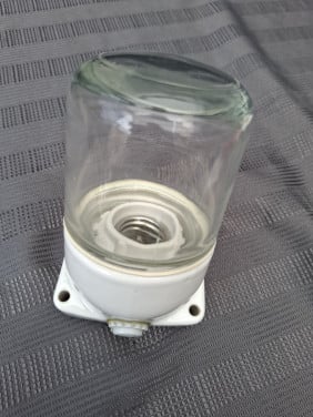 Lindner Lisilux  IP54 plafondlamp 100W (helder glas)