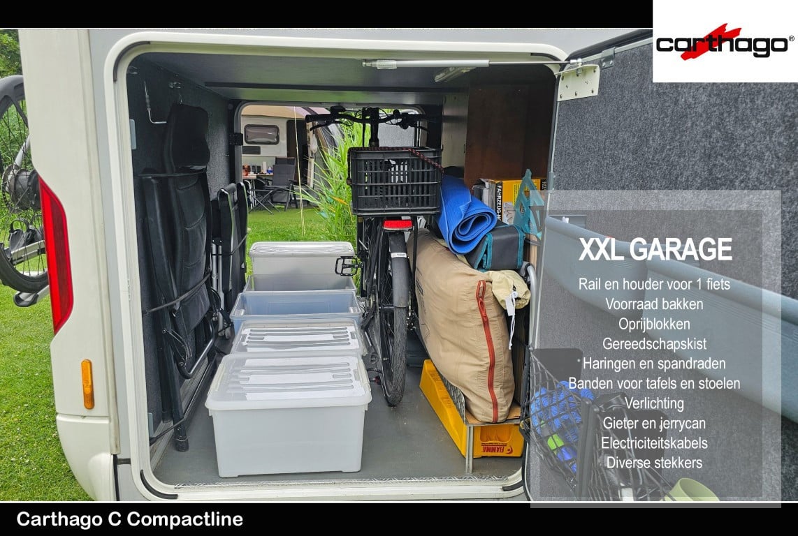 Carthago C-Compactline 143 I 2016 met 70.000km in zeer goede staat.