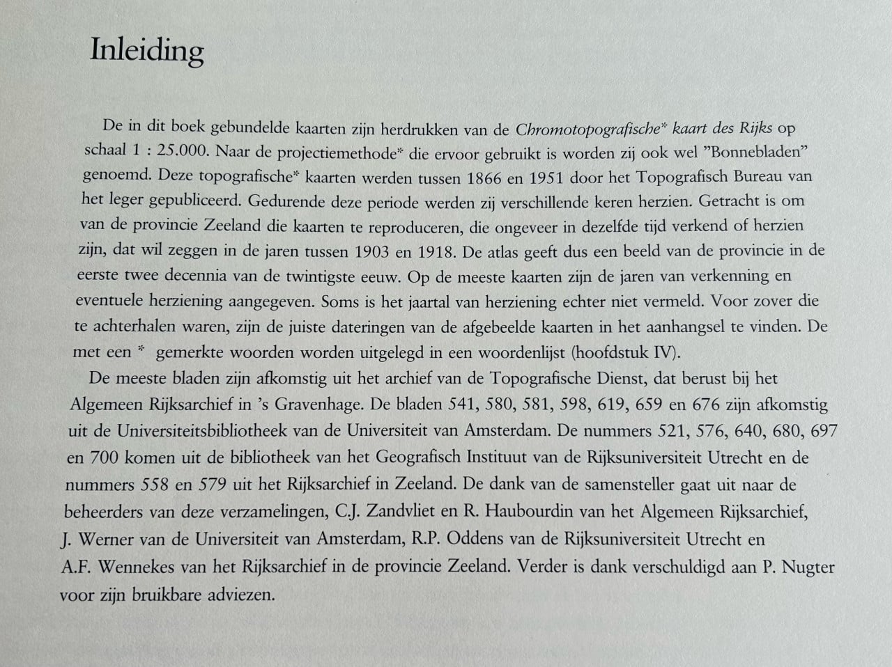 Historische atlas Zeeland