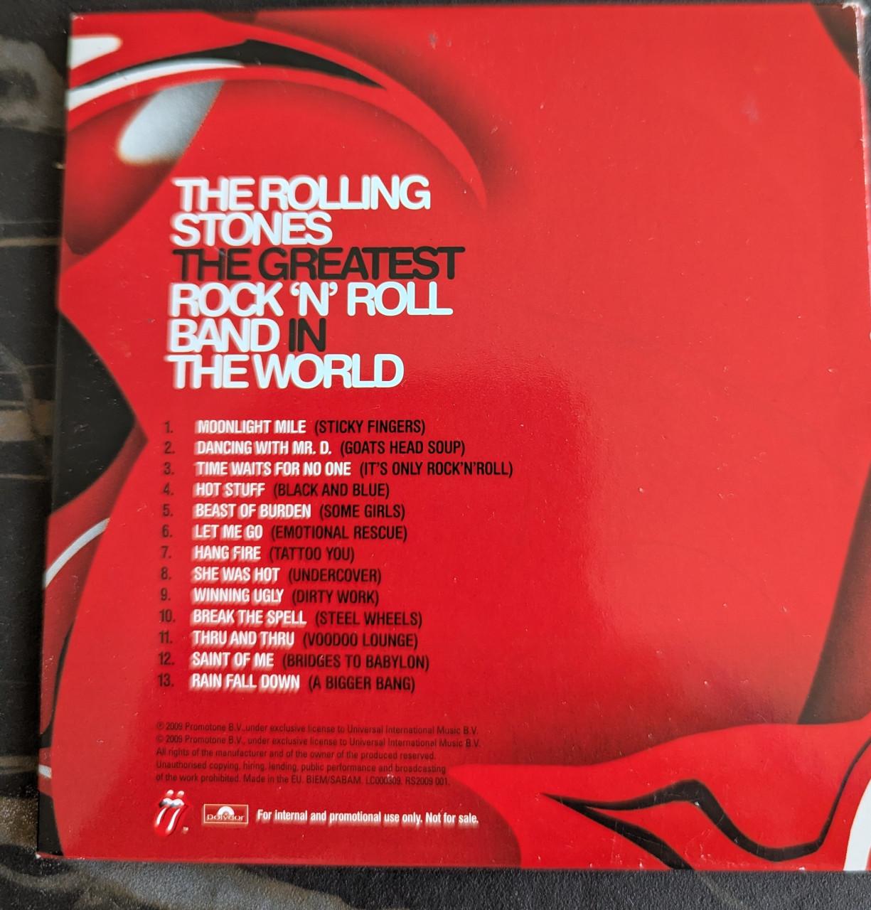 The Rolling Stones - 2009 Remaster promo CD
