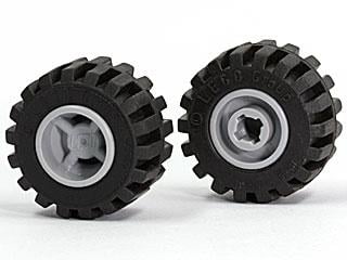 Lego: verschillende soorten wielen en ophangstenen voor wielen