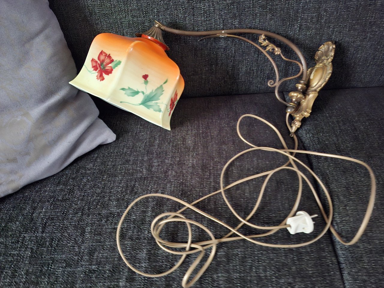 Oude wand lamp