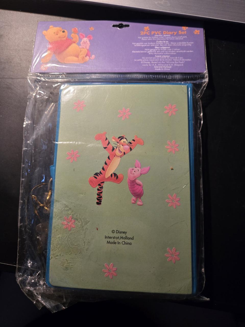 Disney Winnie de Poeh dagboekset met een slotje en sleutels, Nieuw