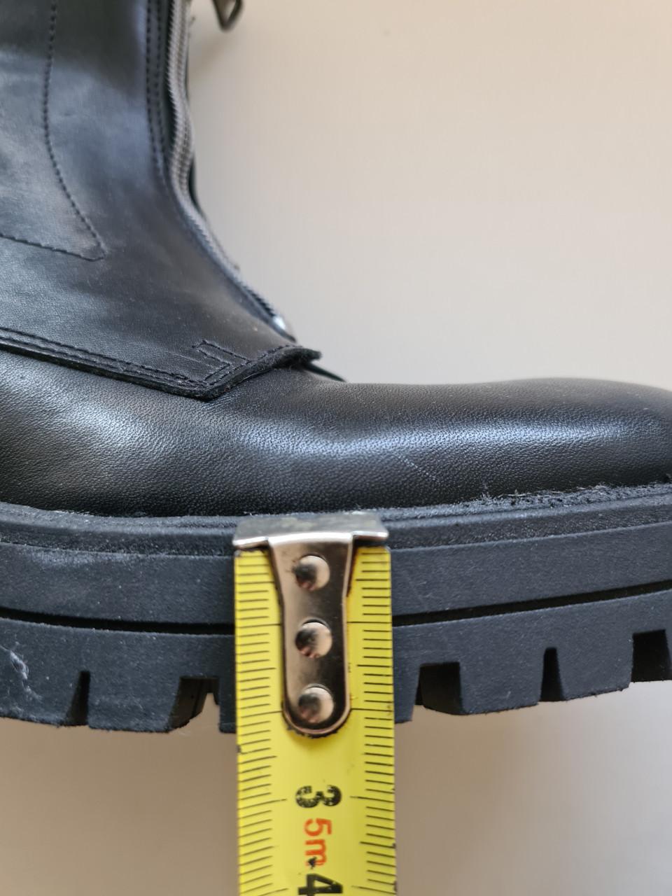Nieuwe Shoesme zwarte leren boots maat 36