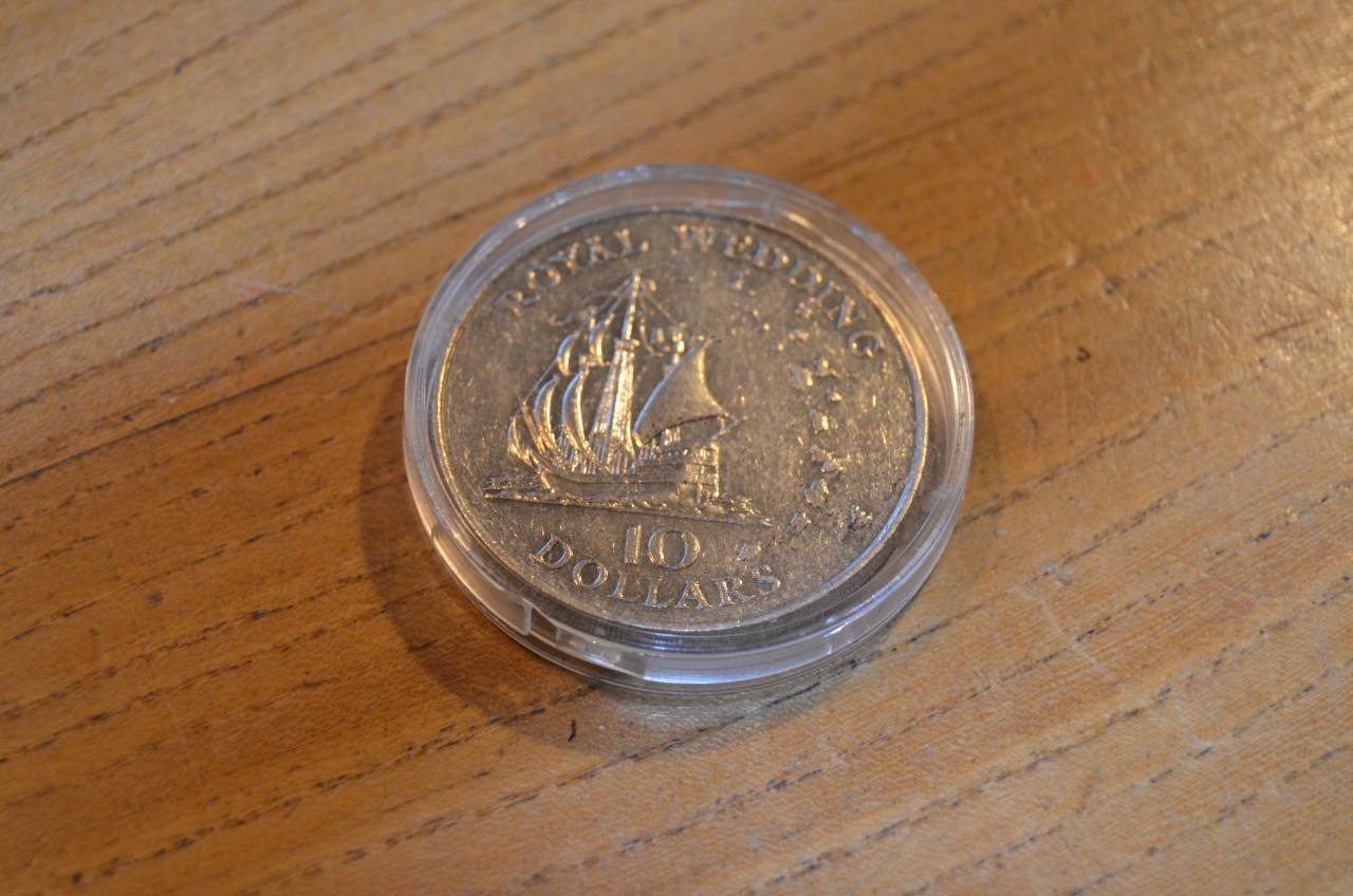 East Caribean Territories Royal Wedding 1981 10 dlrs