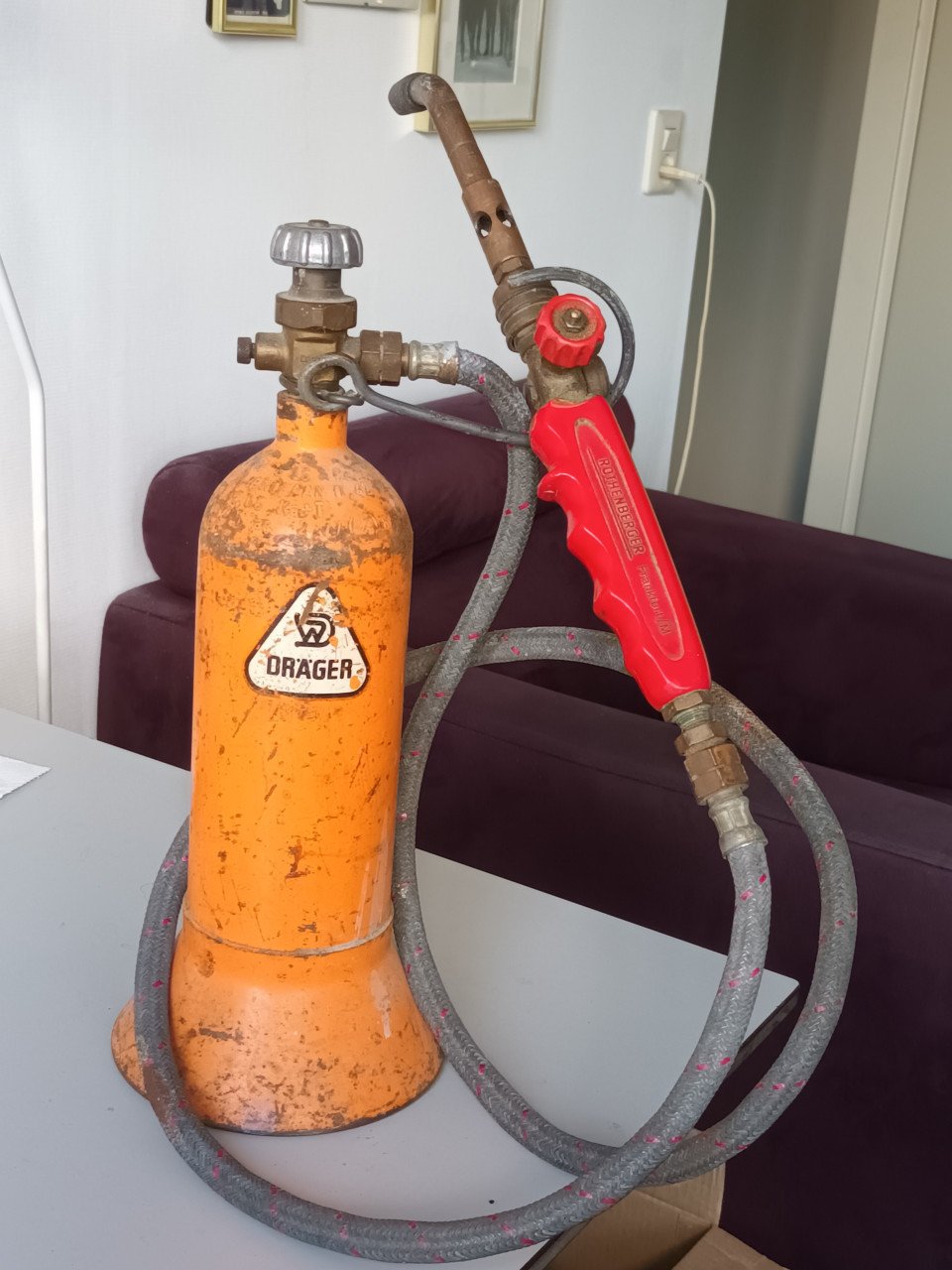 GASFLESJE MET BRANDER