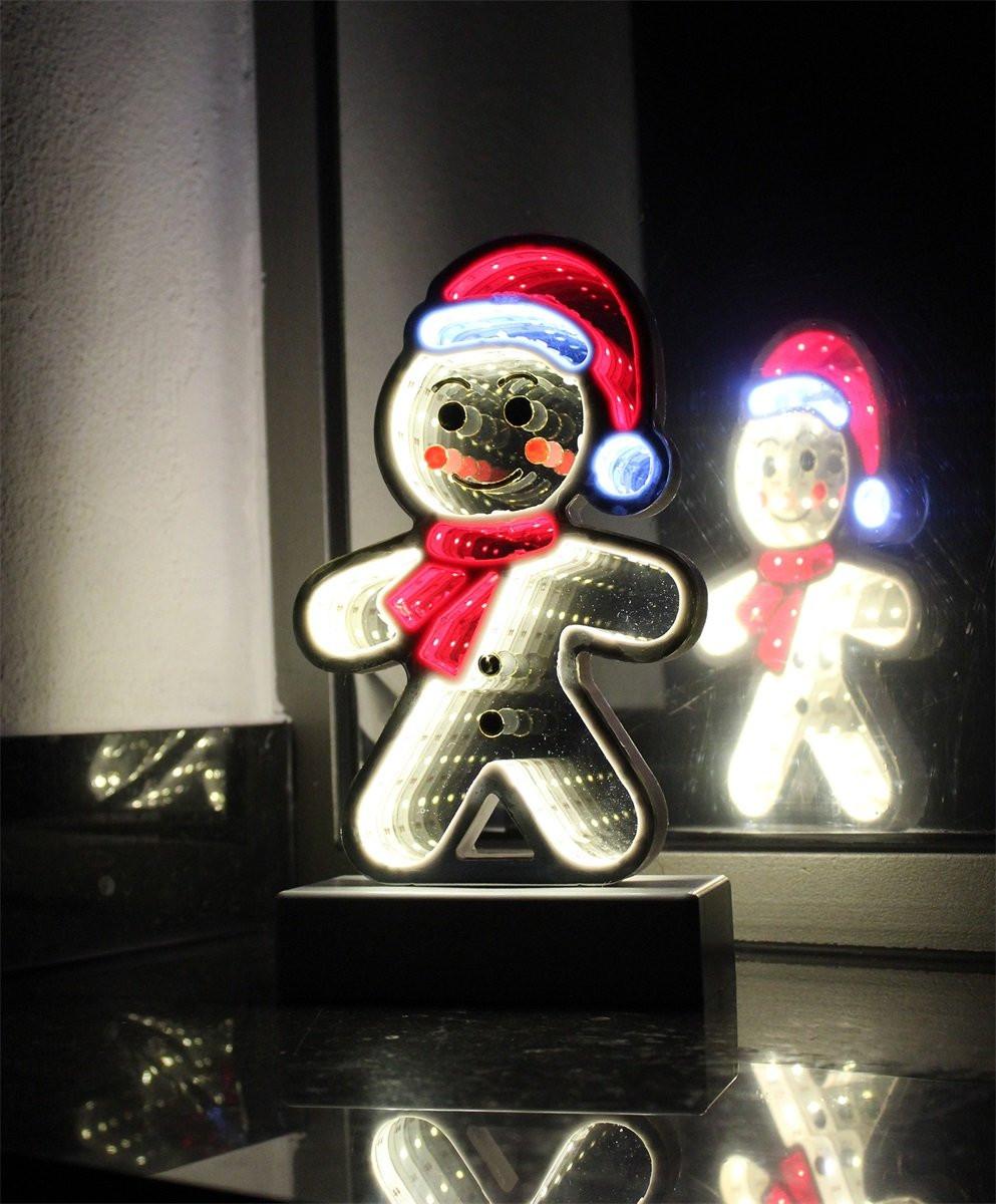 Kerstman 3D led met timer verlichting