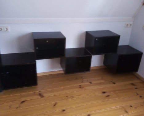 Gratis afhalen 5 kubusbakken