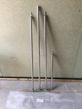 Tent stokken
