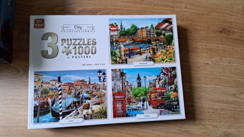 Legpuzzel 3 x 1000 stukjes.