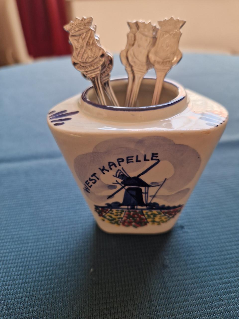 Delfts blauw klompjes en potjes Westkapelle