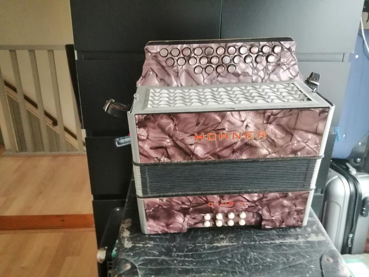 Knopaccordeon hohner IIb