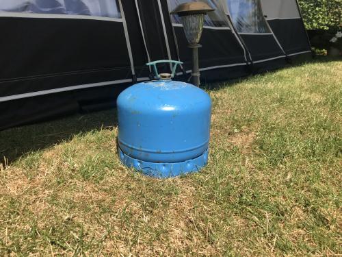 Gasfles met gas