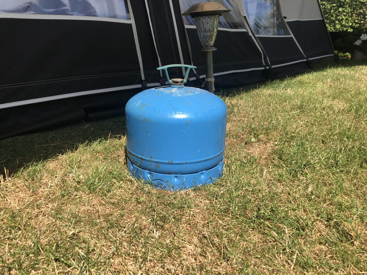 Gasfles met gas