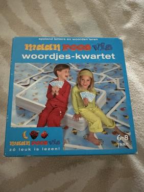 Maan Roos Vis woordje-kwartet