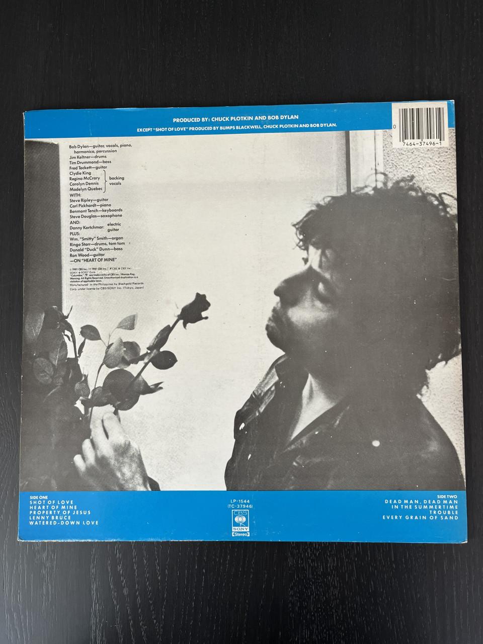 LP Bob Dylan, titel 'Shot Of Love'