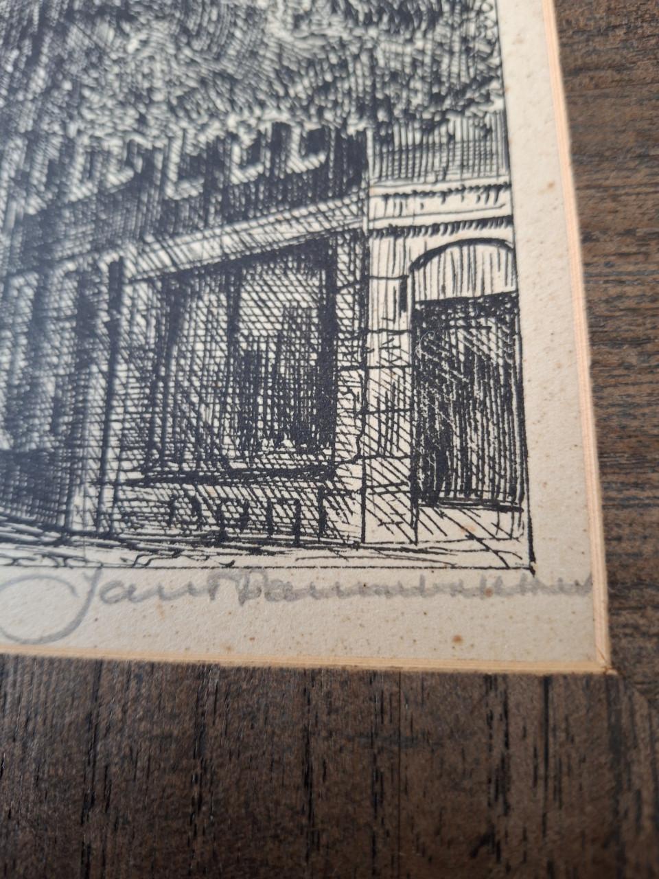 2 tekeningen Jan F. Pannebakker