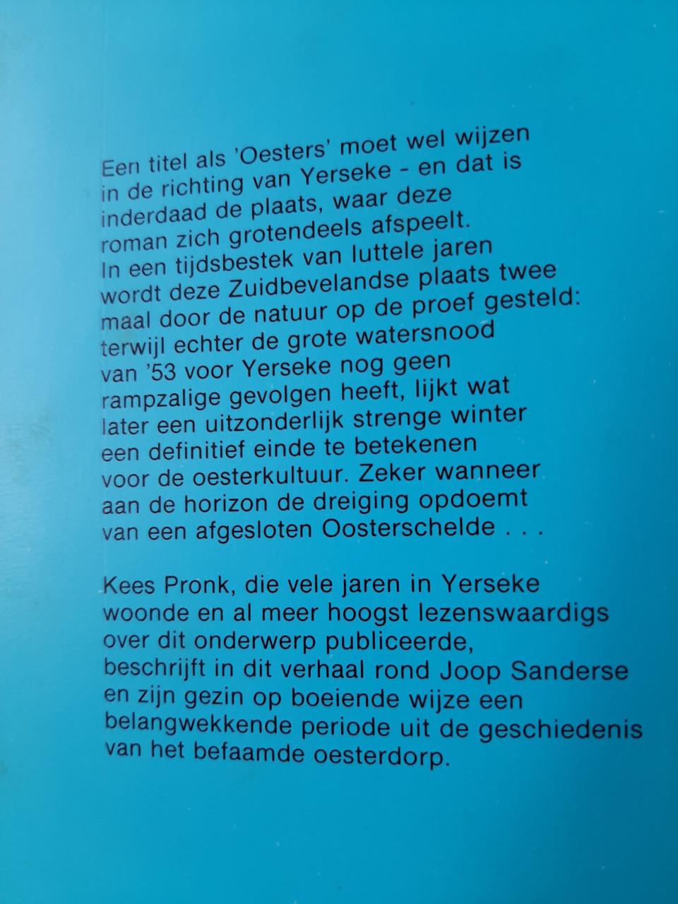 Oesters, roman, door Kees Pronk.