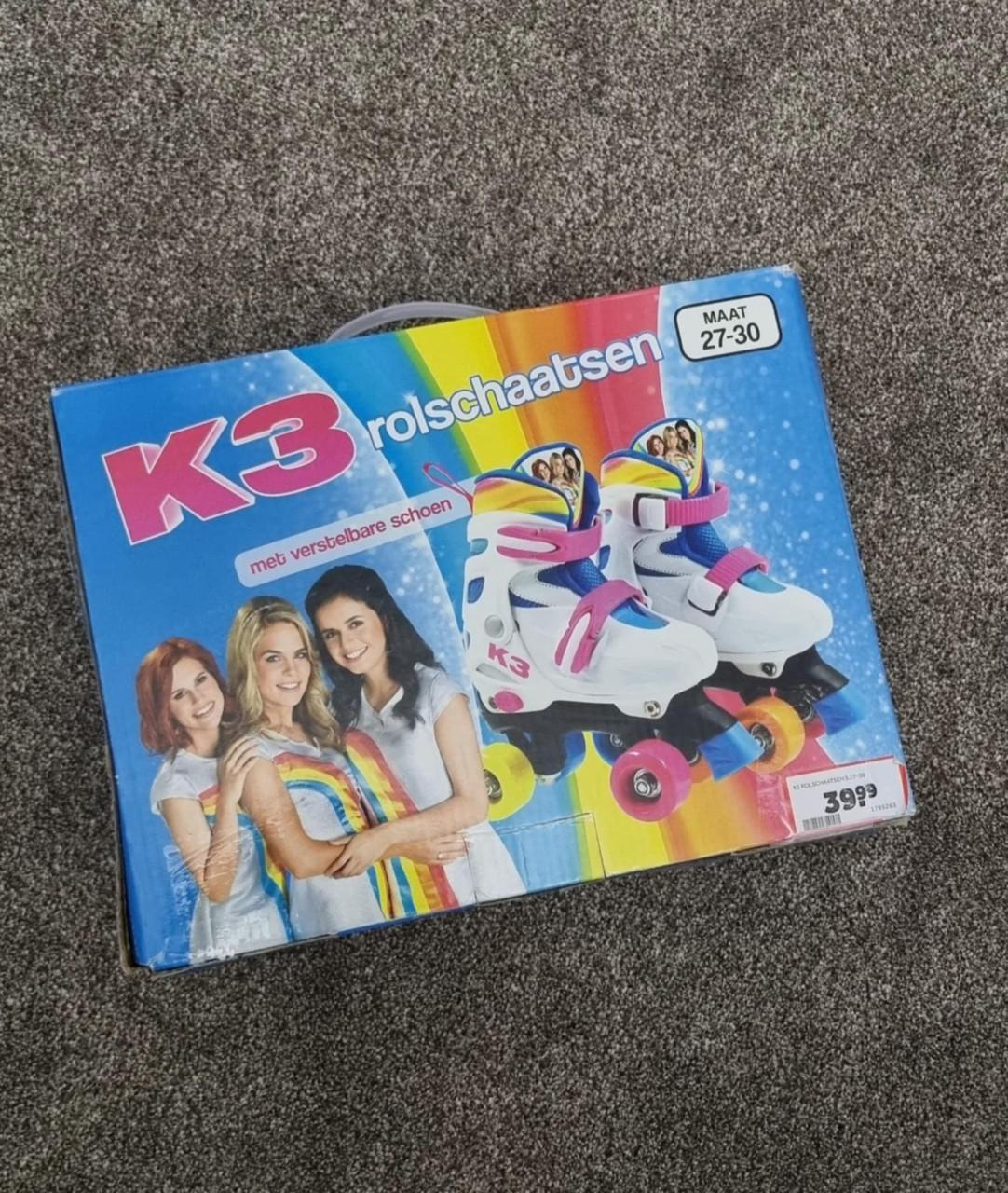 K3 rolschaatsen maat 27-30