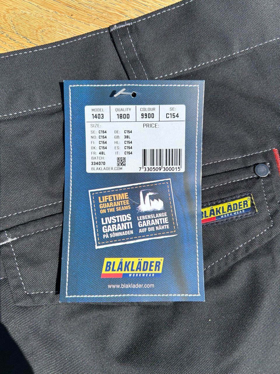 BLAKLÄDER Werkbroeken & Overalls-Diverse modellen & maten – NIEUW met label