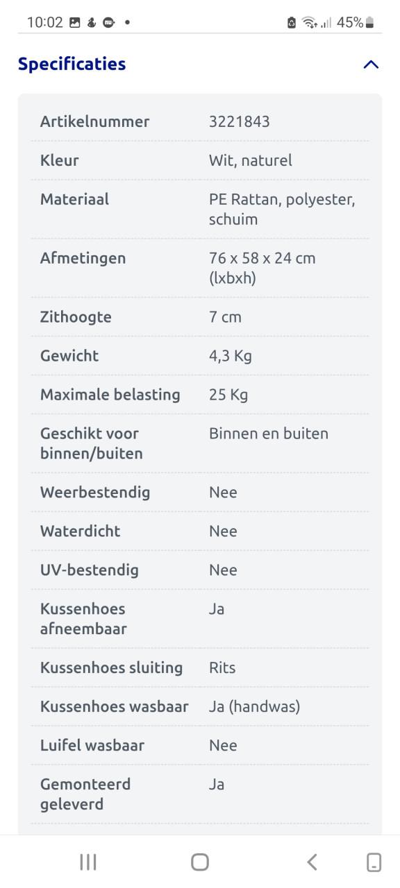 Hondenmand met luifel in rotanlook