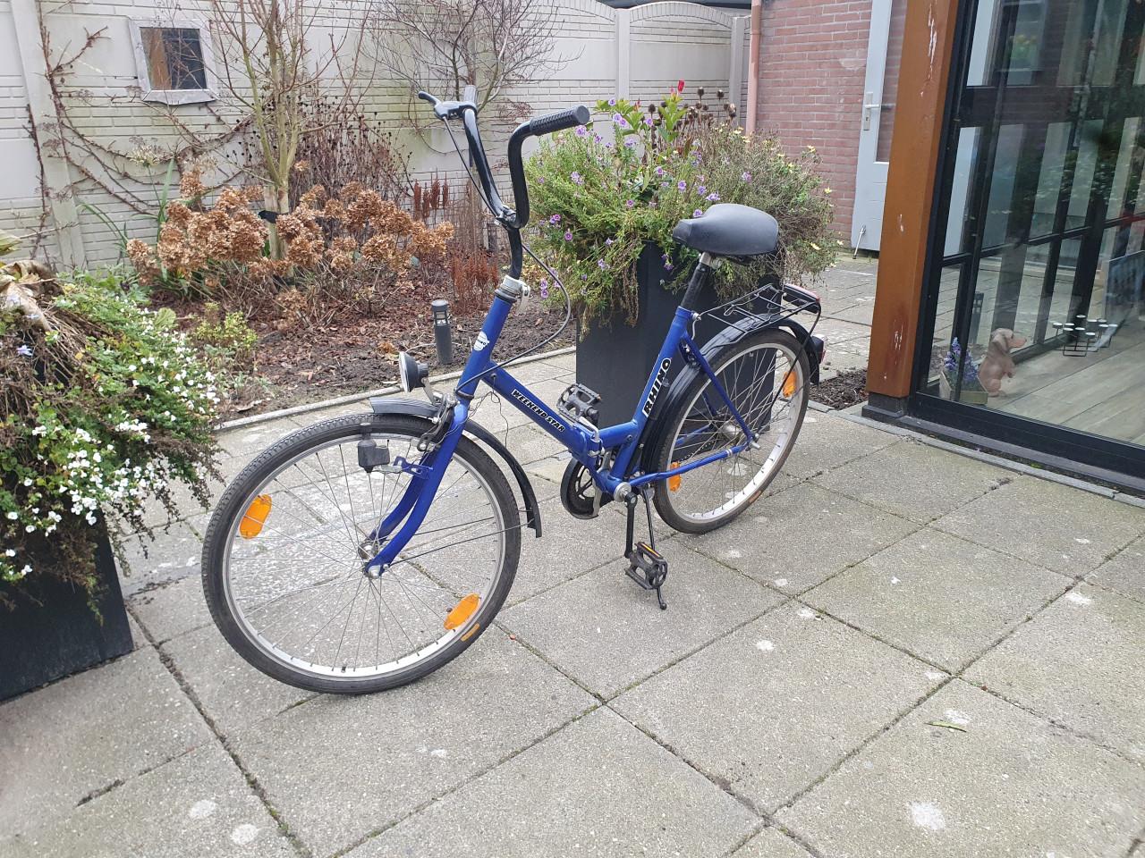 Keurige opvouwbare campingfiets voor op de boot of bij de vakantiewoning