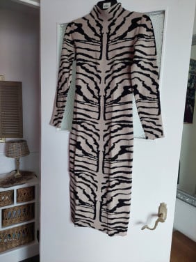 Chice lange zebra jurk