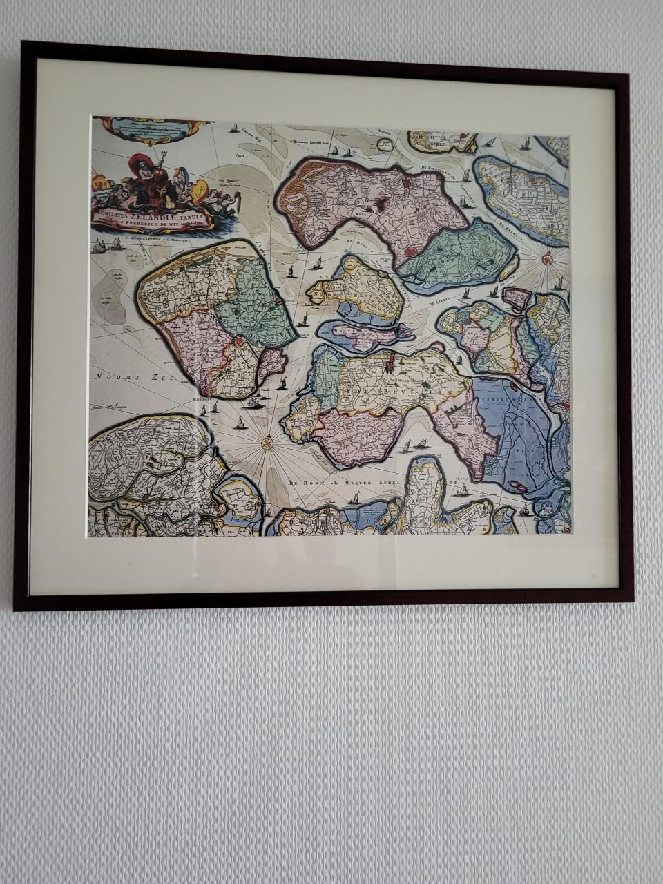 OUDE KAART VAN ZEELAND