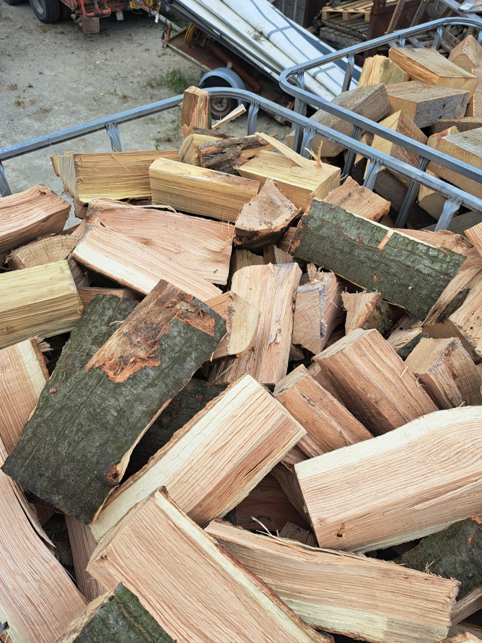 Eiken beuken acasia brandhout