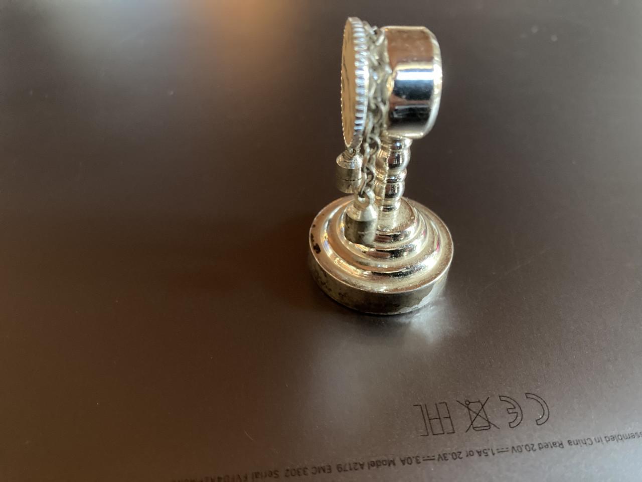 Vintage Miniatuur staande klok poppenhuis