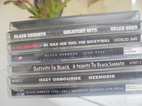 CD's  Black Sabbath en Ozzy