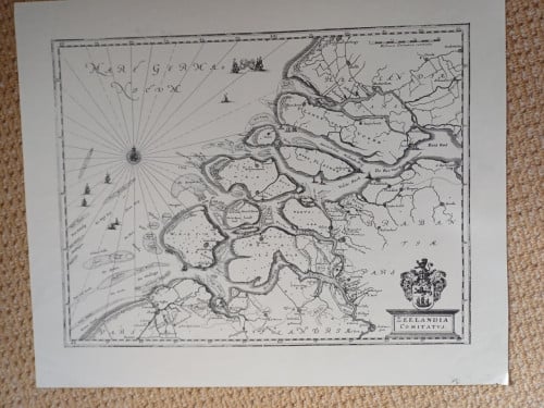 OUDE KAART VAN ZEELAND.