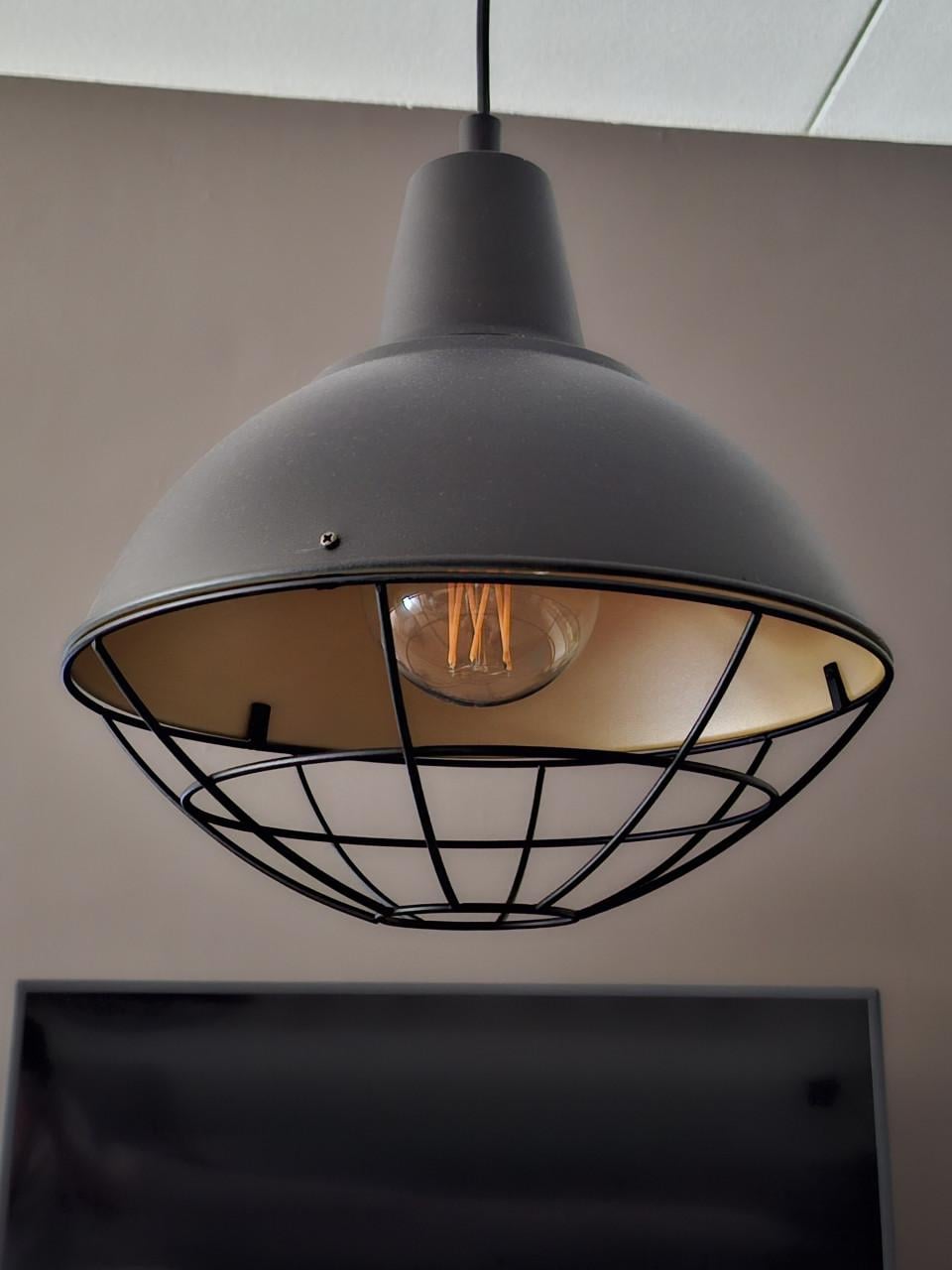 2x Hanglamp- Industrieel ontwerp- inclusief dimbare led lamp.