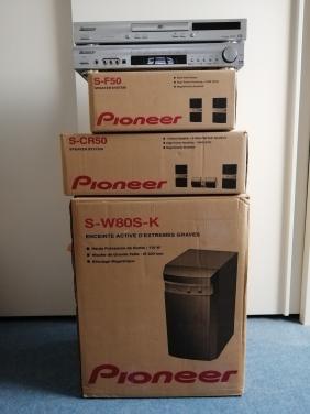 Pioneer surround set/dvd + nog nieuwe speakers! *MOET WEG*