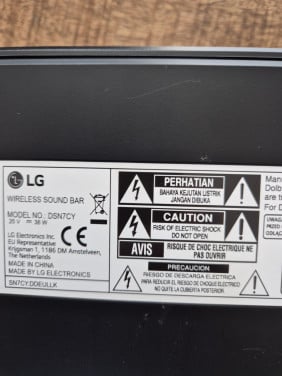LG draadloze soundbar