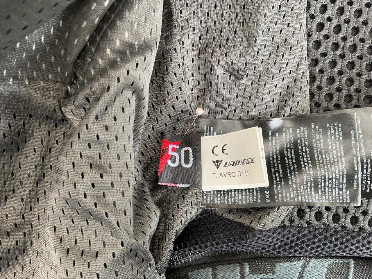 Dainese 2 delig motorpak AVRO D1