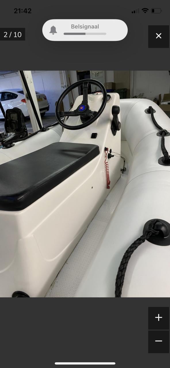 Brig rubberboot met 15 pk 4 stroke