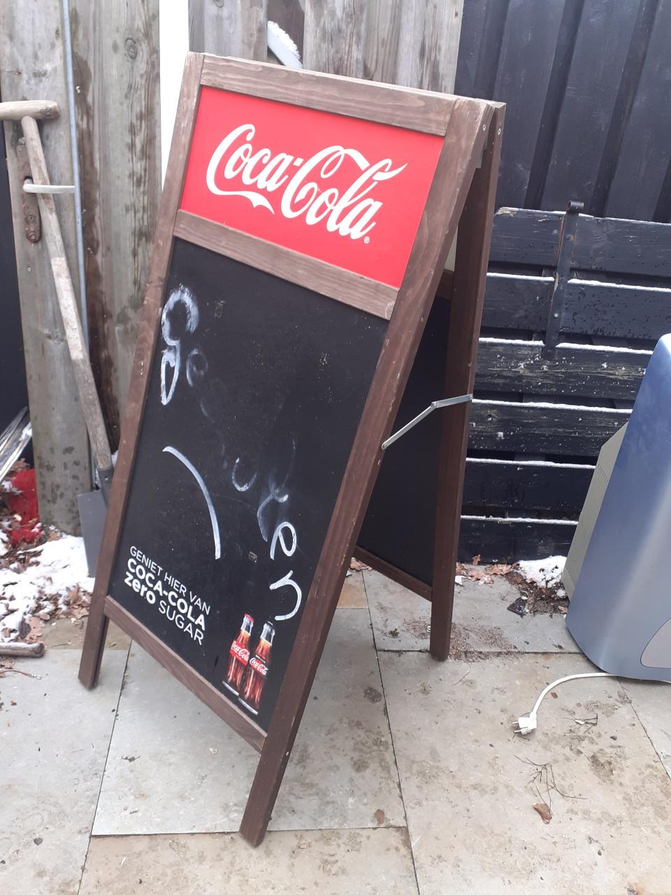 Radio COCA COLA super groot Cola blik ca. 80cm hoog