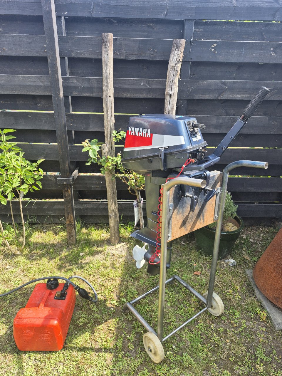 Yamaha 8 pk tweetakt kortstaart