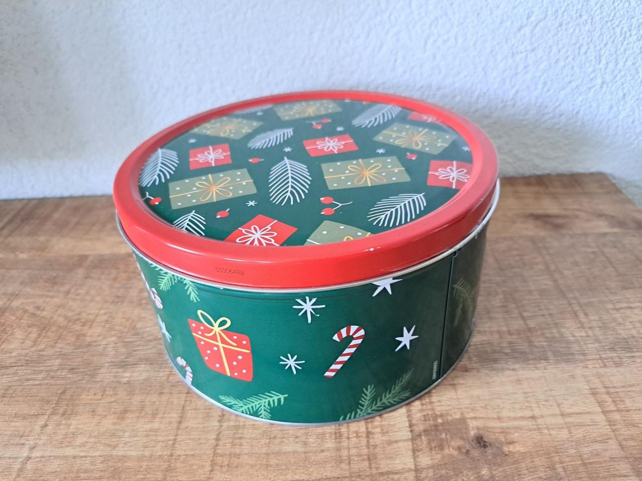 Kerst koek/snoepblik
