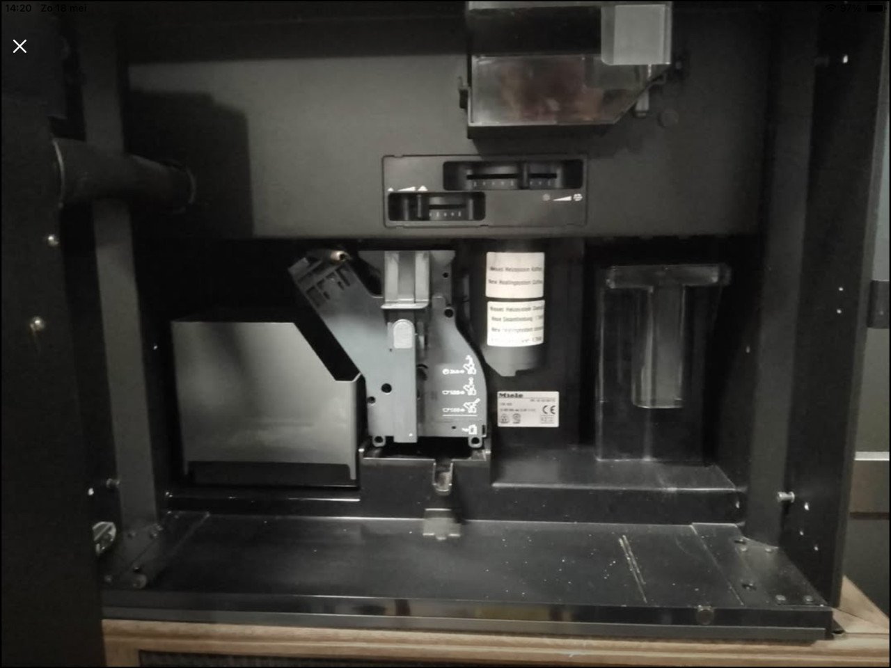 Miele inbouw koffiezetapparaat (defect)