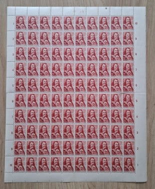 Vel Zeehelden Rood Postfris